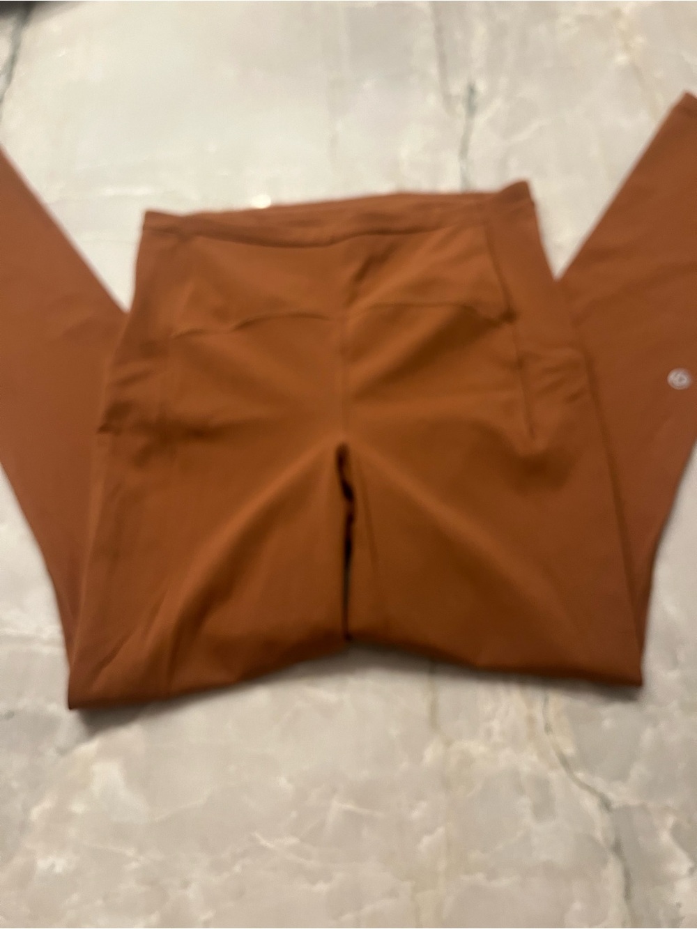 lululemon athletica Rust Brown High-Rise Leggings